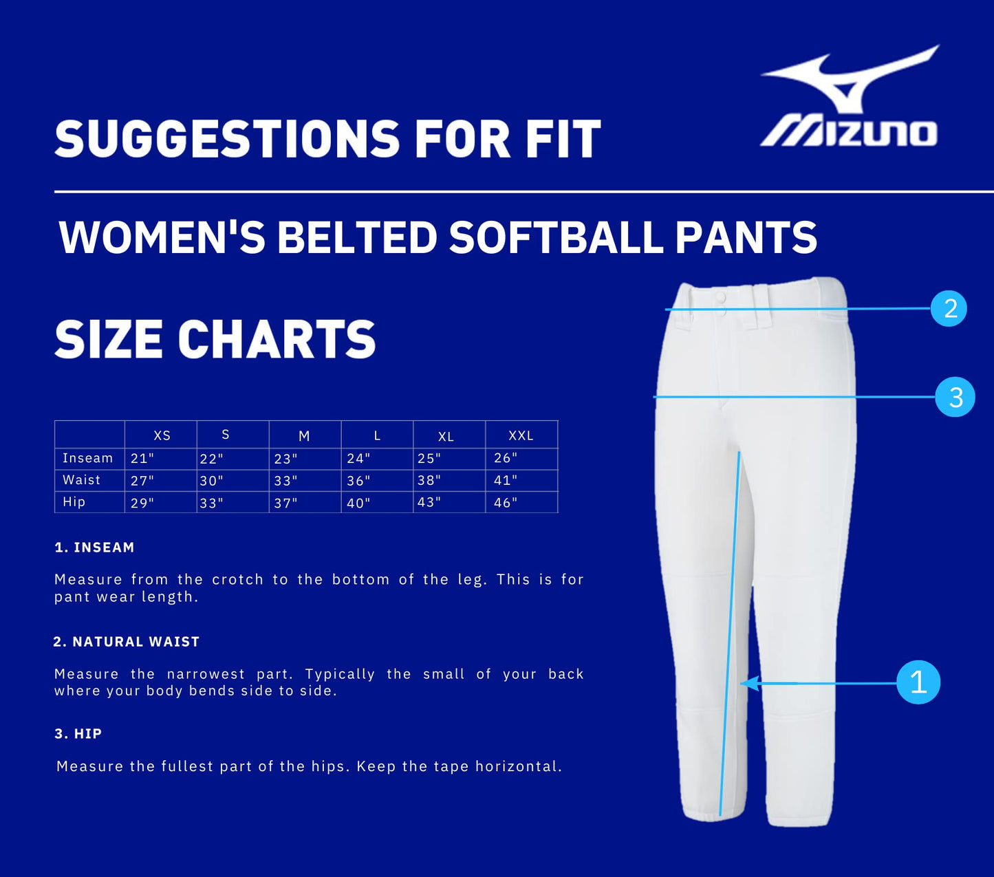 Mizuno Adult Women's Belted Low Rise Fastpitch Softball Pant, Red, Medium