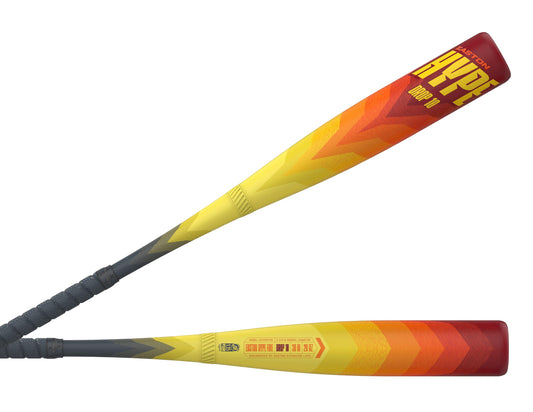 Easton | HYPE FIRE Baseball Bat | USSSA | 2 3/4" Barrel | Orange | 30" | -10