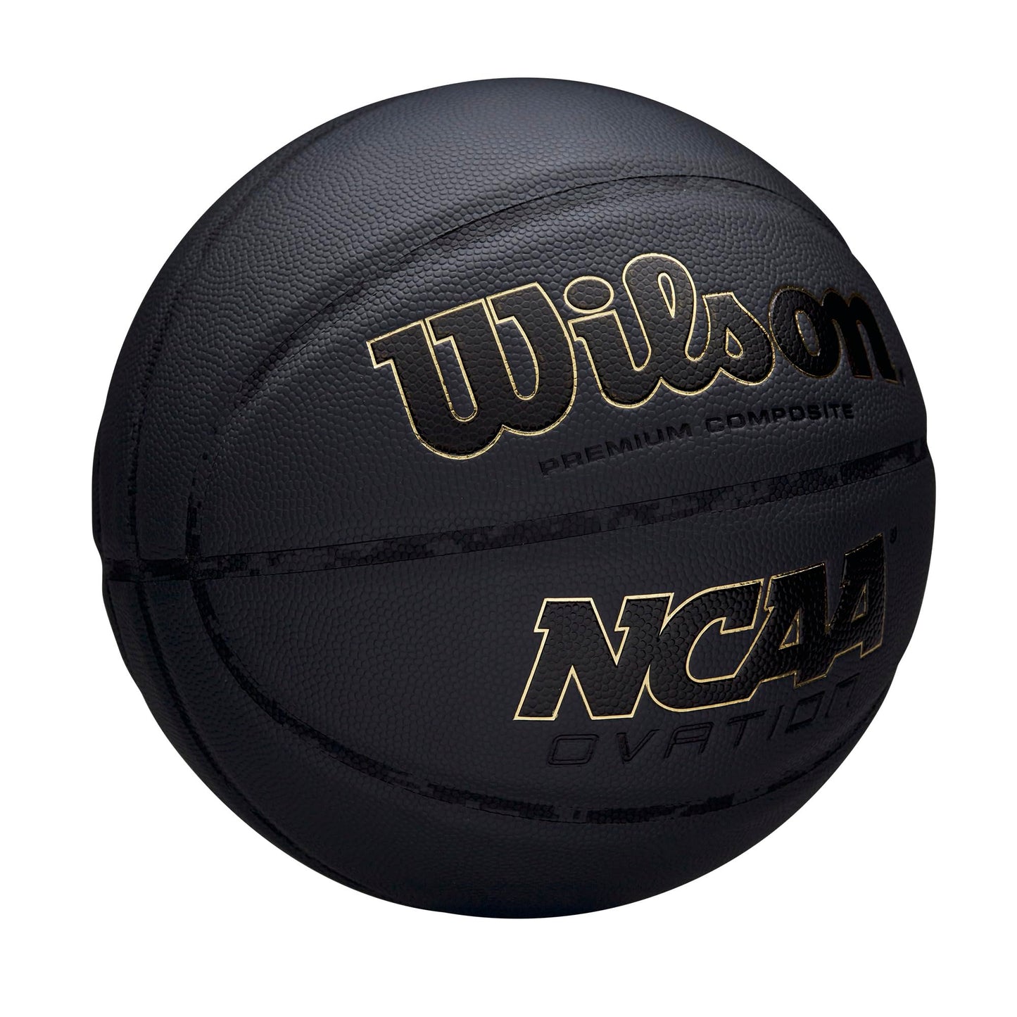 WILSON NCAA Ovation Basketball - Charcoal, Size 7-29.5"
