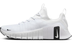Nike Men's Free Metcon 6 Sneaker, White/Black/White, 13