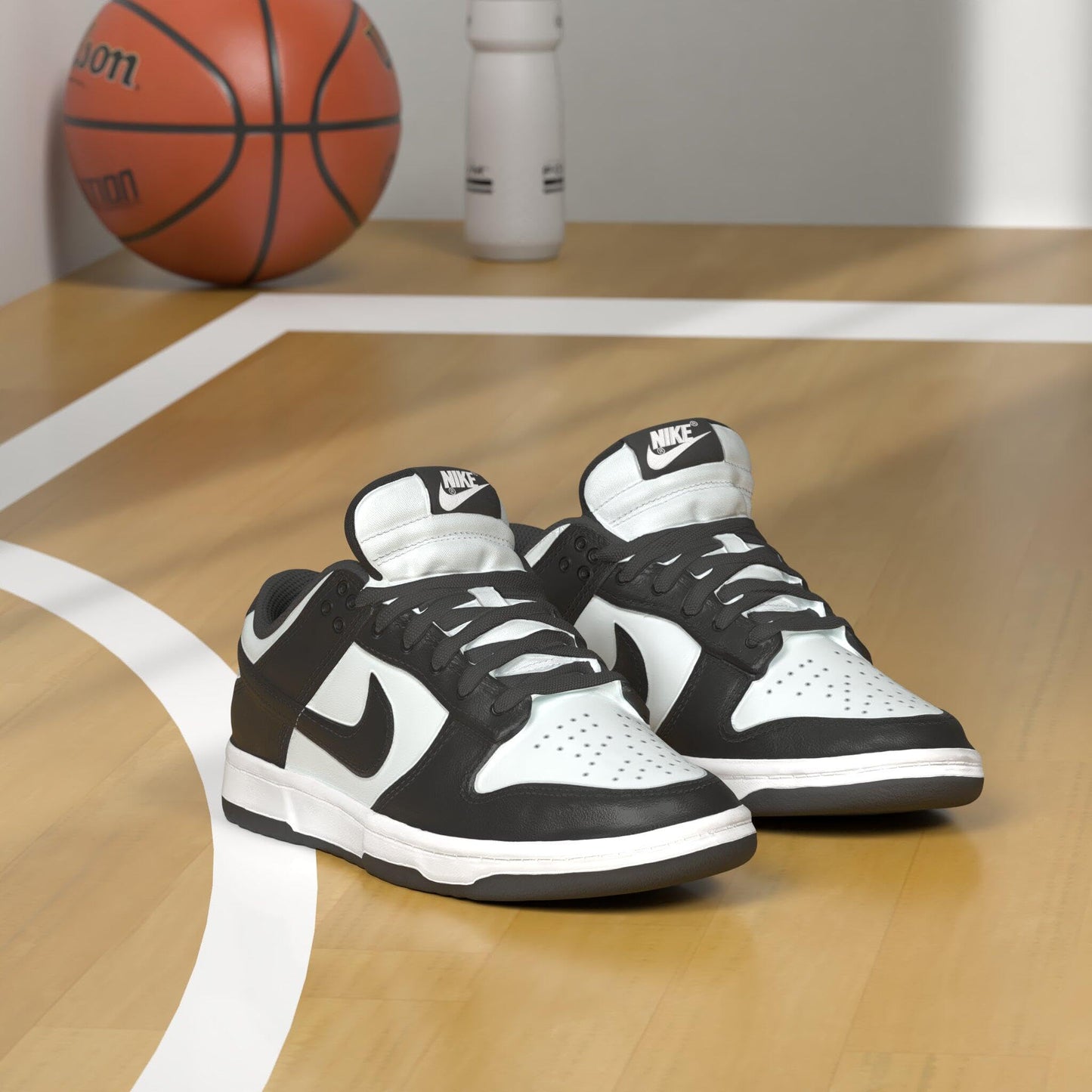 Nike Men's Retro Sneaker, White Black White, 10.5