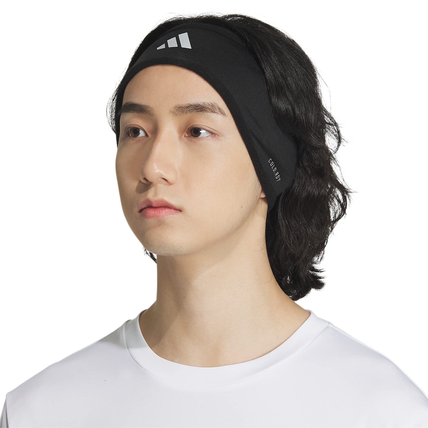 adidas Alphaskin Headband, Black/Silver Reflective F23, one_Size