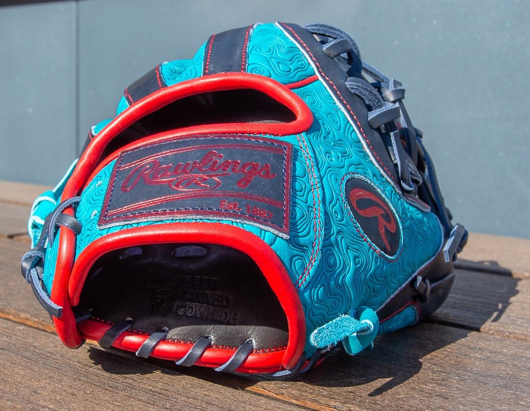 Rawlings | Heart of The Hide | ColorSync | RHT | 11.5" | Infield | Pro I-Web | Teal/Navy/Red