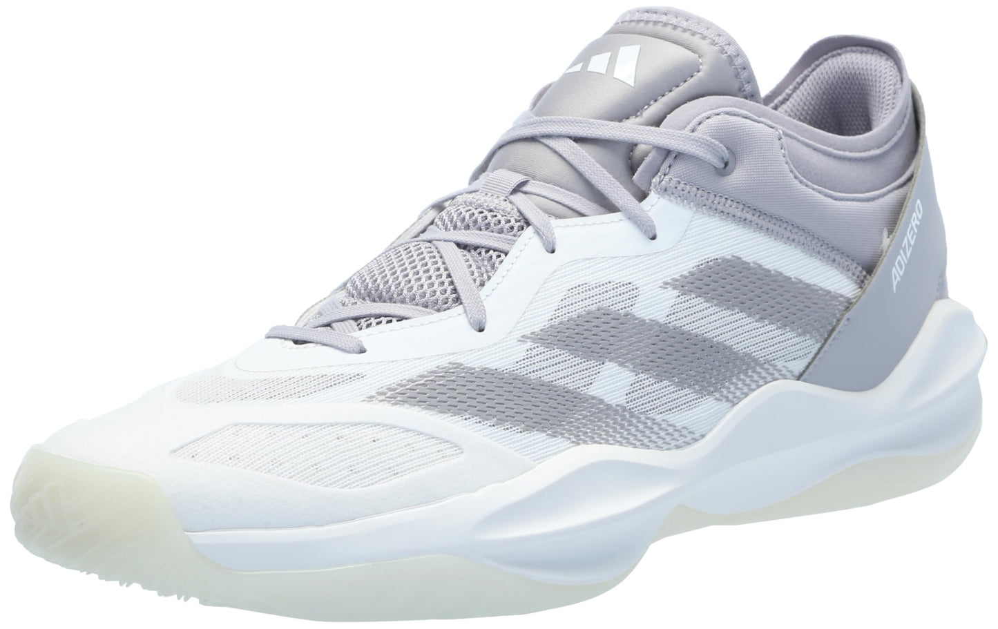 adidas Unisex Adizero Select 2.0 Basketball Sneaker, White/Glory Grey/White, 8 US Men