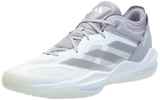 adidas Unisex Adizero Select 2.0 Basketball Sneaker, White/Glory Grey/White, 8 US Men