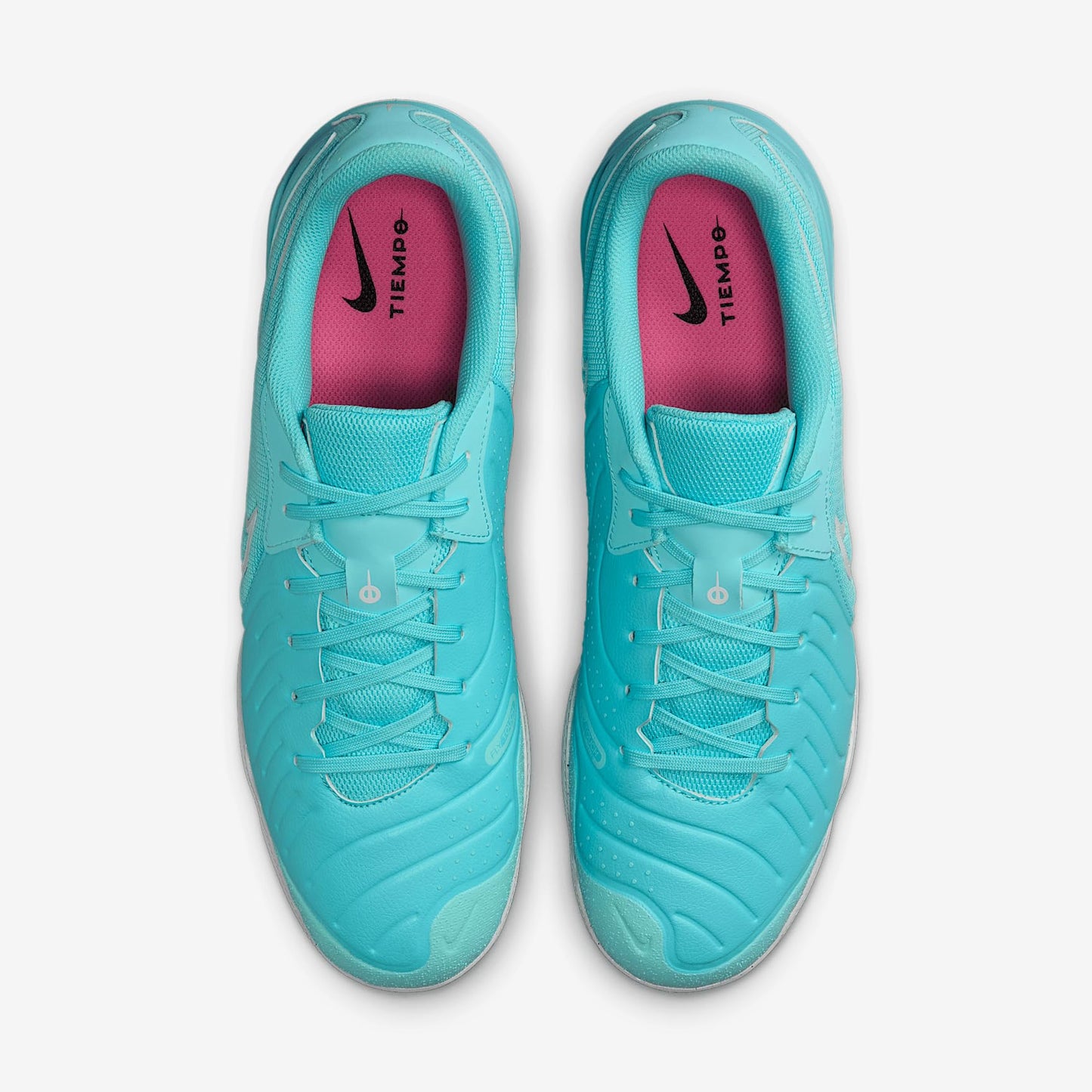 Nike Tiempo Legend 10 Academy Indoor/Court Low-Top Soccer Shoes (DV4341-401, Copa/White) Size 8.5