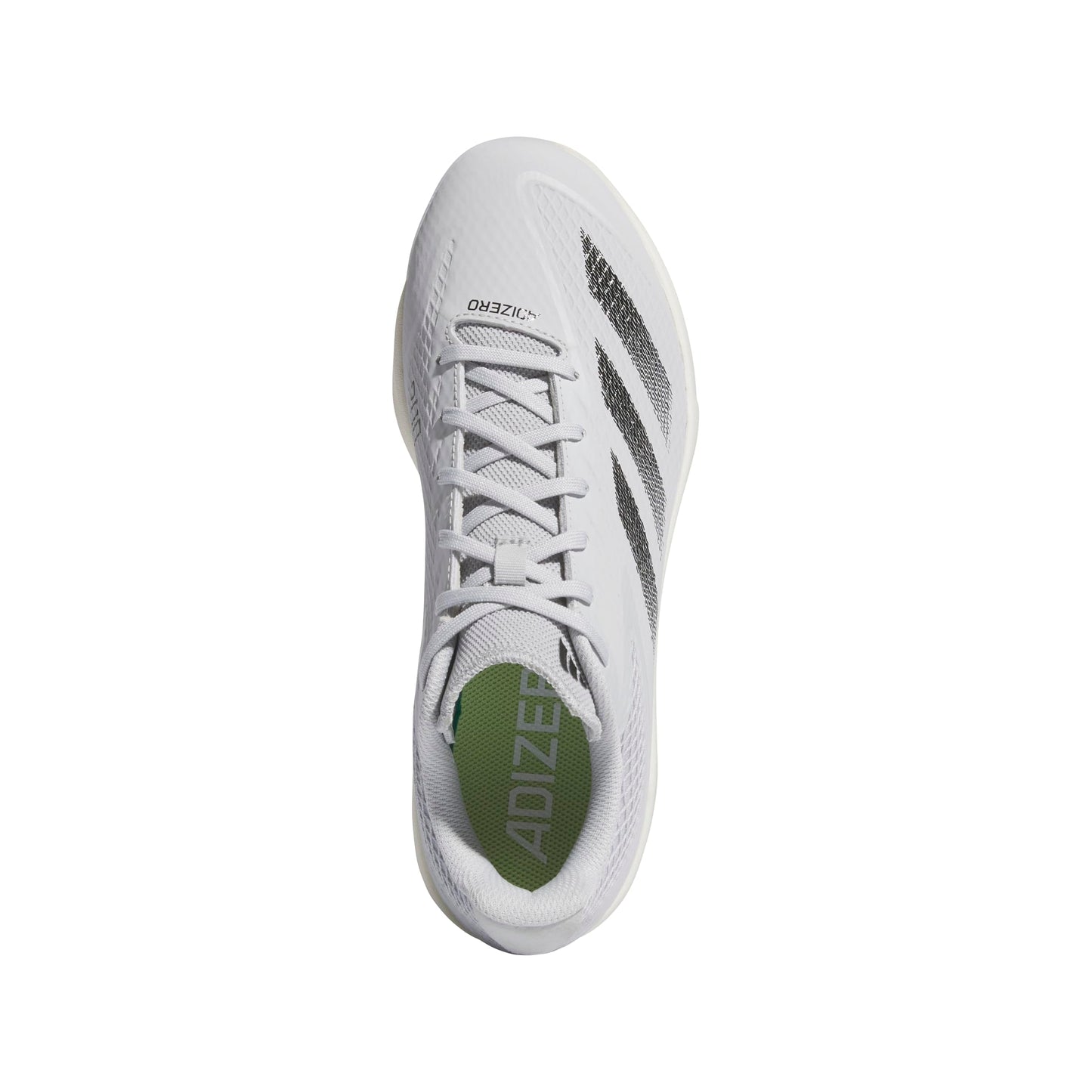 adidas Men's Adizero Electric Baseball Sneaker, Team Light Grey/Black/White, 11