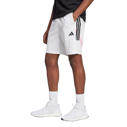 adidas Men's House of Tiro Nations Pack Shorts, White/Black/True Pink