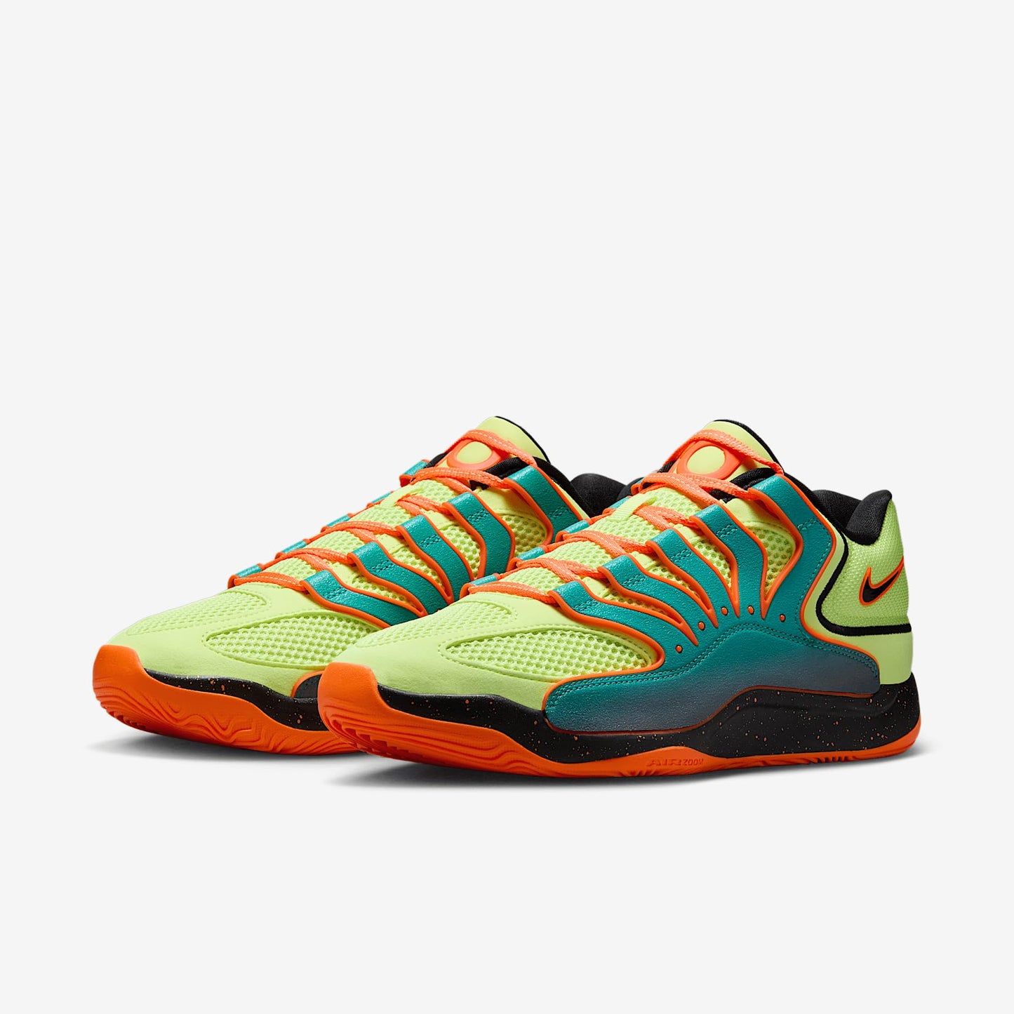 KD18 Basketball Shoes (HV1993-301, Clear Jade/Liquid Lime/Black) Size 18