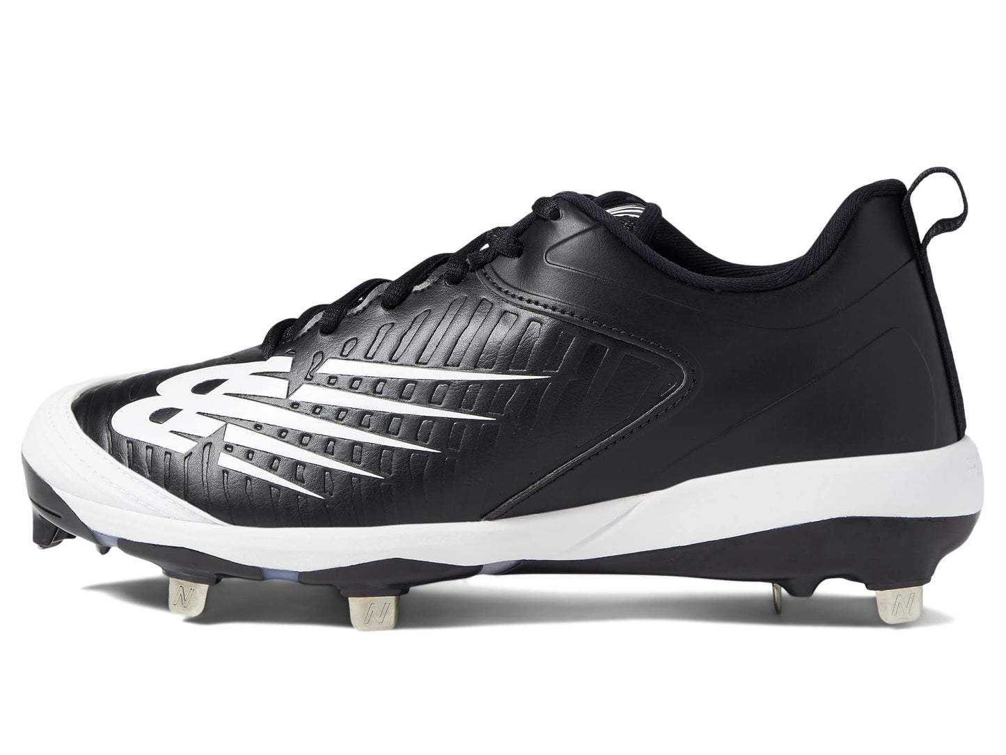 New Balance Women's Fuse V3 Metal Pitch Softball Shoe, Black/Black, 8