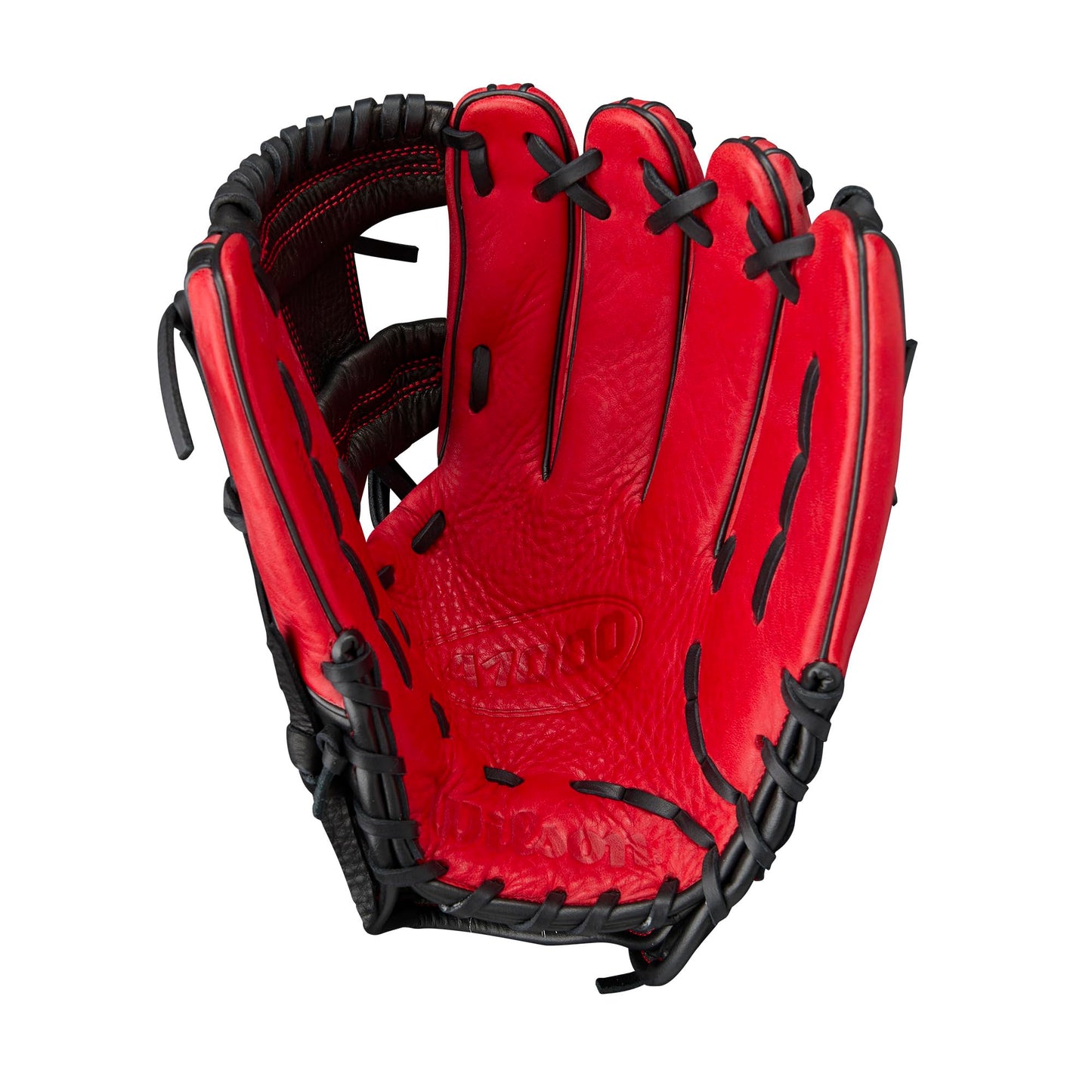 Wilson 2024 A1000 1787 11.75” Infield Baseball Glove - Right Hand Throw, Red/Black/White