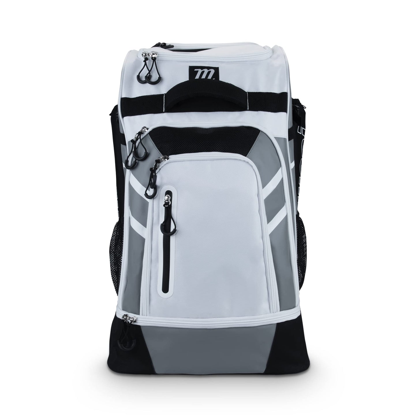 MARUCCI Convoy Wheeled Baseball BAT Pack White/Gray