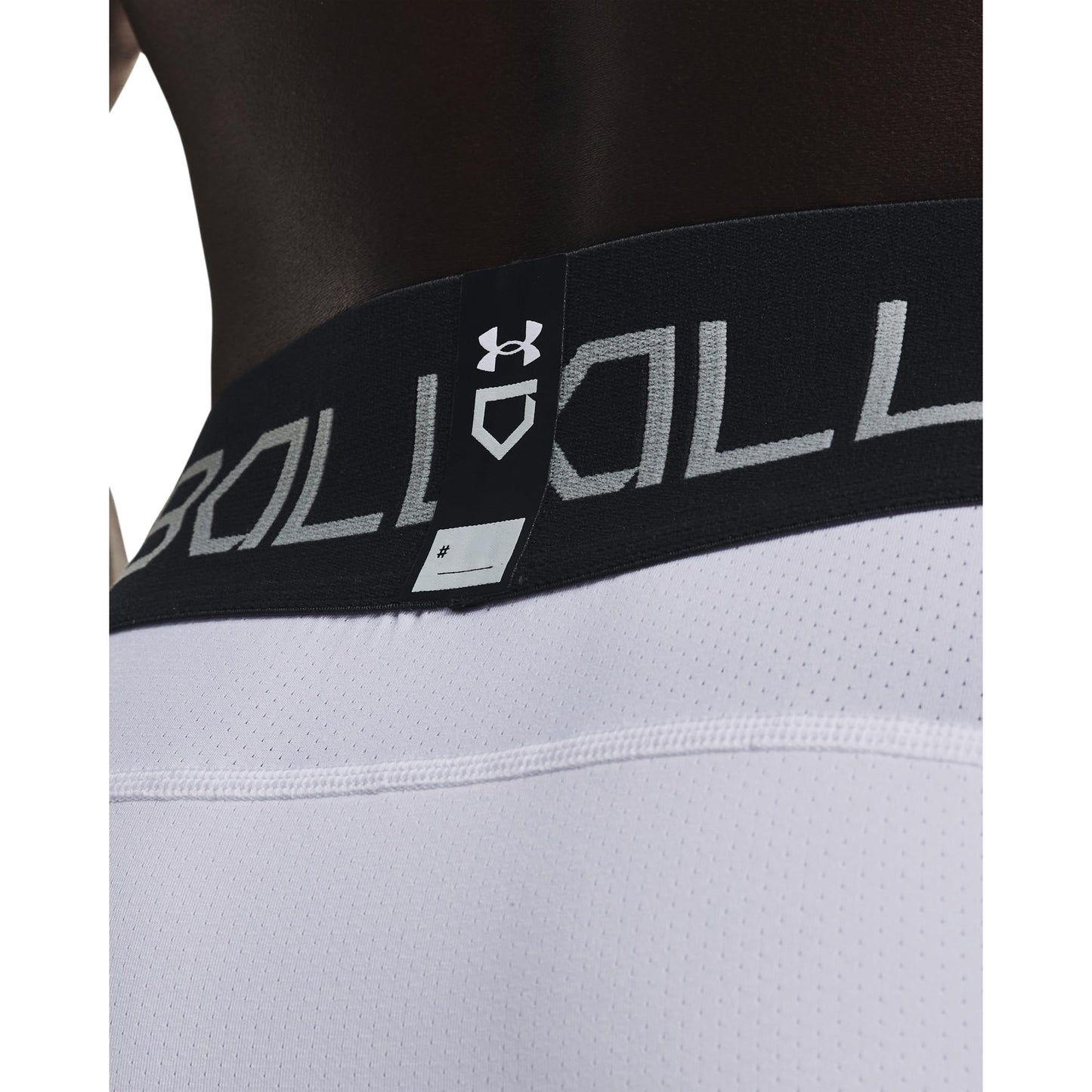 Under Armour Men's Utility Sliding Shorts 21, White (100)/Mod Gray, Large