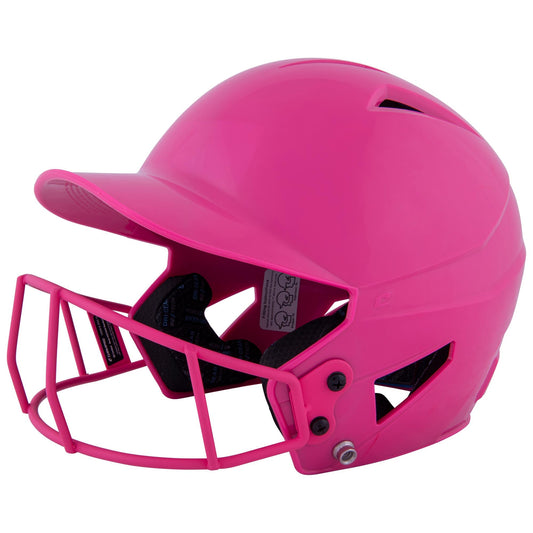 CHAMPRO HX Rookie Fastpitch Batting Helmet, Large, Optic Pink
