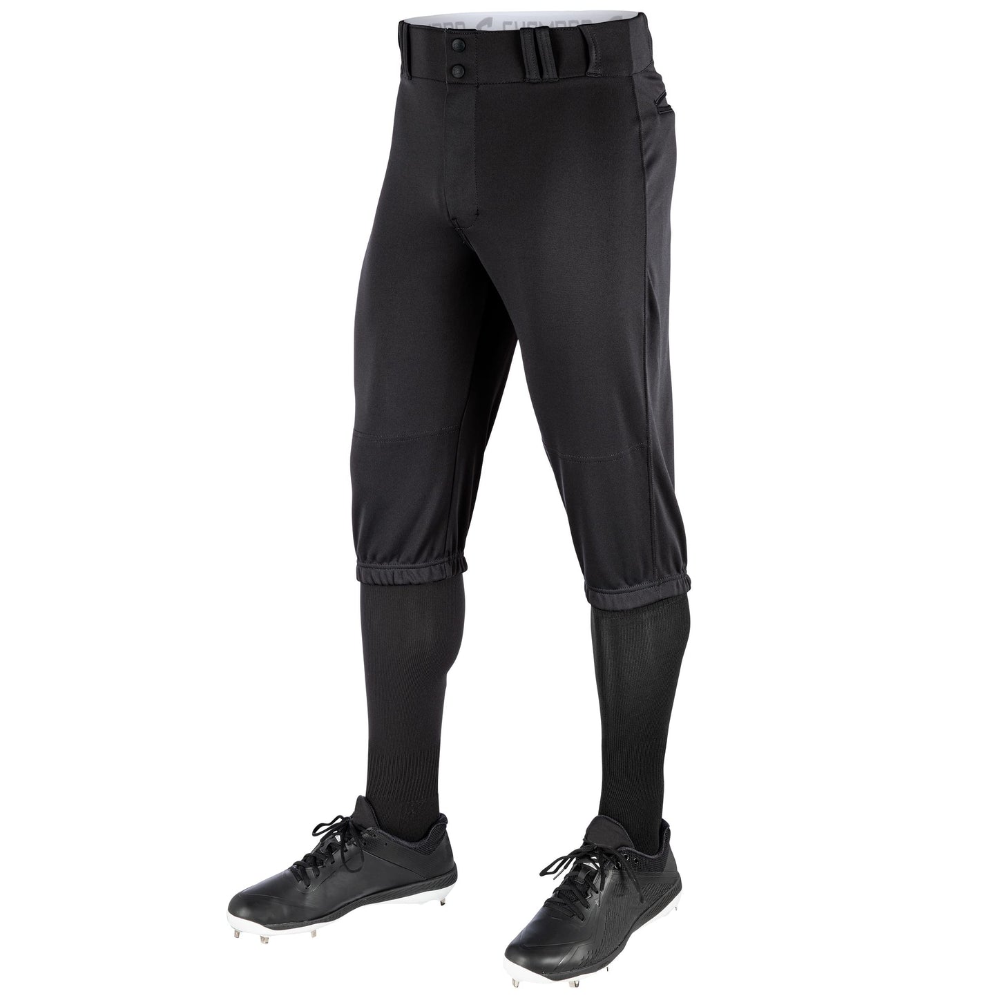 CHAMPRO Mens' Standard Adult Triple Crown Knicker, Black, Small