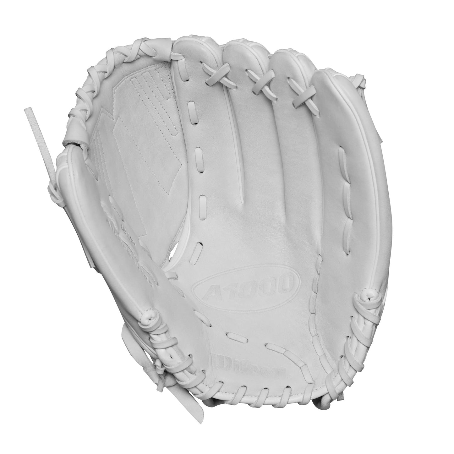 Wilson Fall 2024 A1000® V125 12.5” Outfield Fastpitch Softball Glove - White/Grey, Right Hand Throw