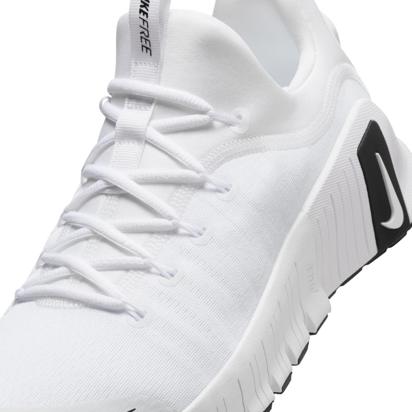Nike Men's Free Metcon 6 Sneaker, White/Black/White, 13