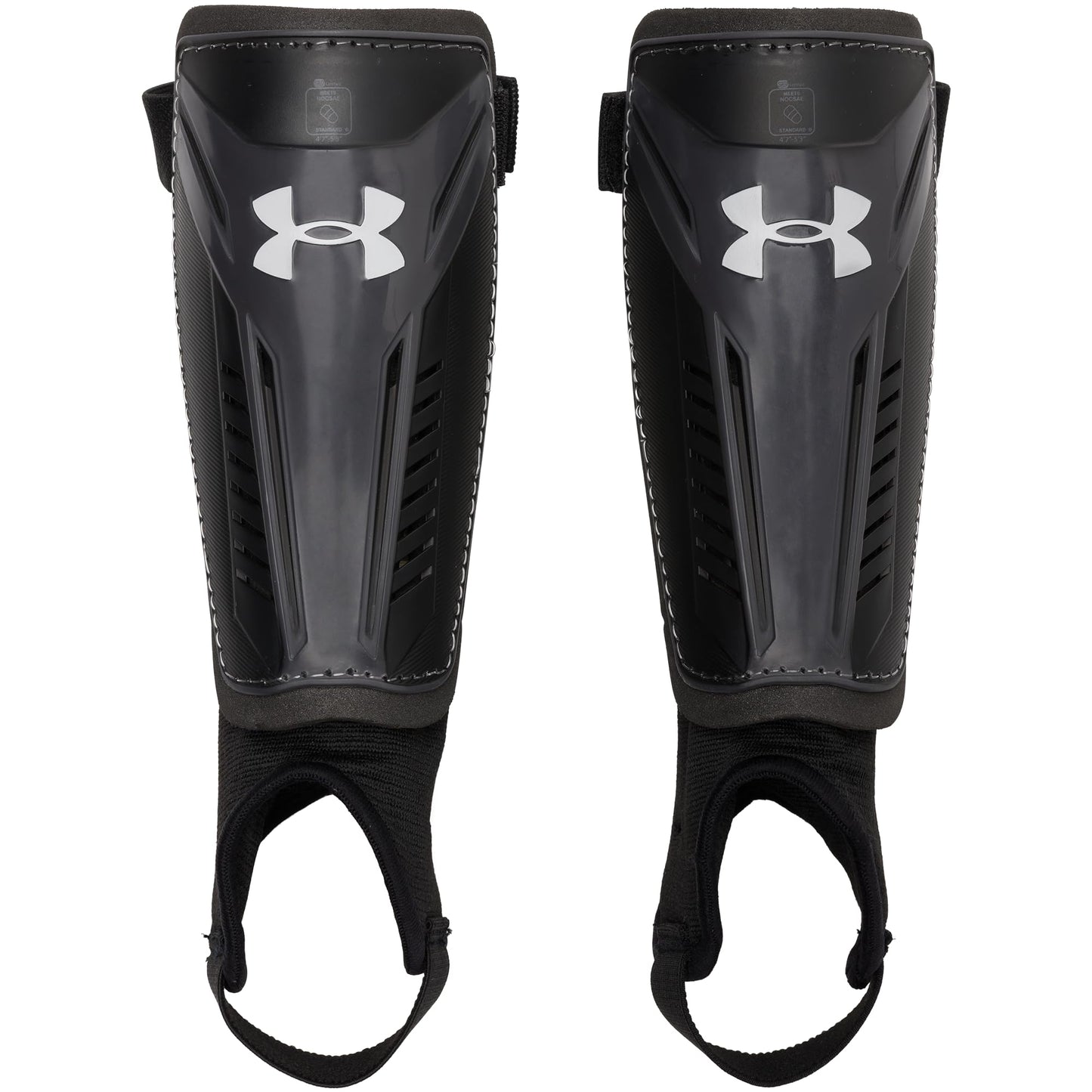 UA Challenge Shin Guard YTH Black/Castle Rock L