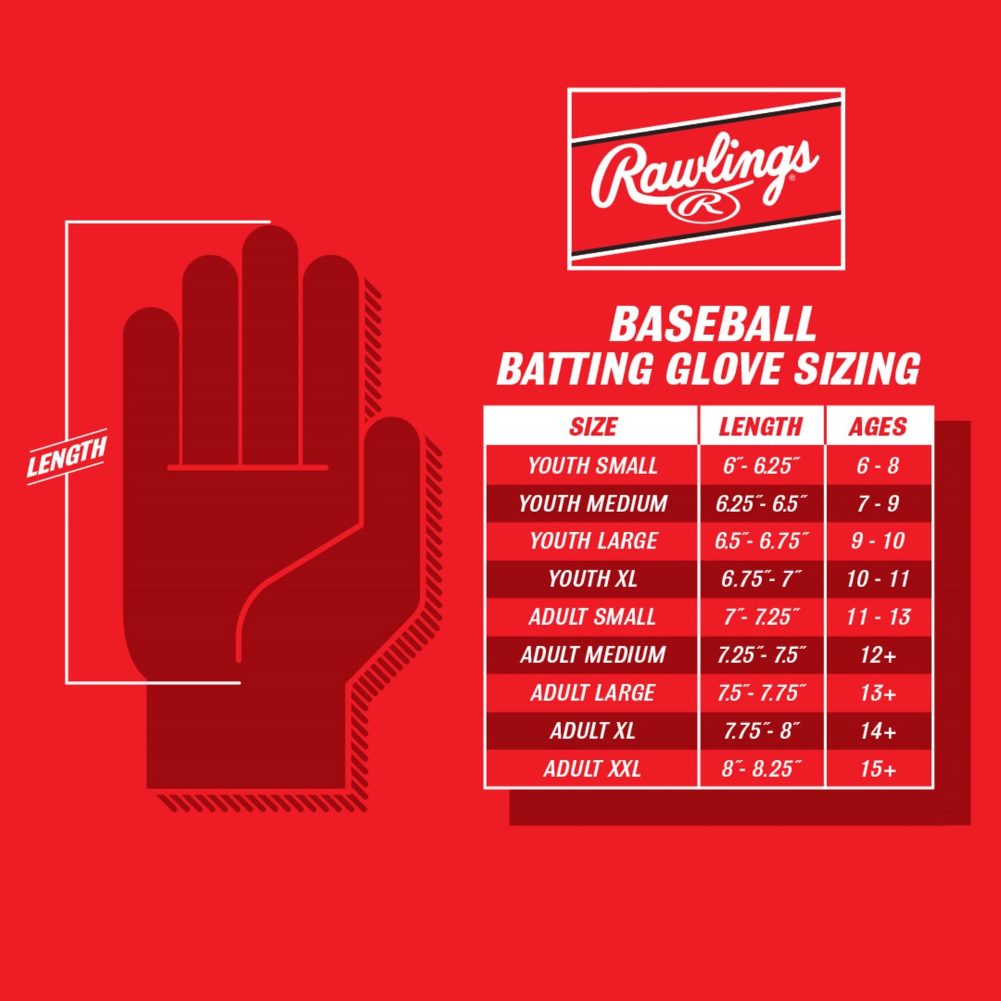 Rawlings | Adult Workhorse with Compression Strap Baseball Batting Gloves | White | SML