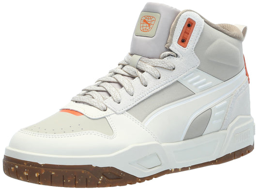 PUMA Men's RBD Tech Mid Shoes, Desert Dust-Frosted Ivory-Maple Syrup, 9.5