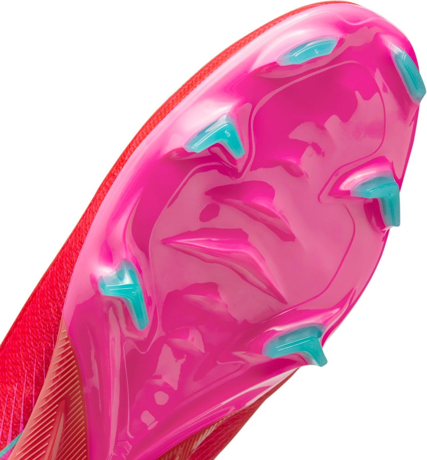 Nike Mercurial Vapor 16 Pro FG Low-Top Soccer Cleats (FQ8685-800, Ember Glow/Aurora Green) Size 8