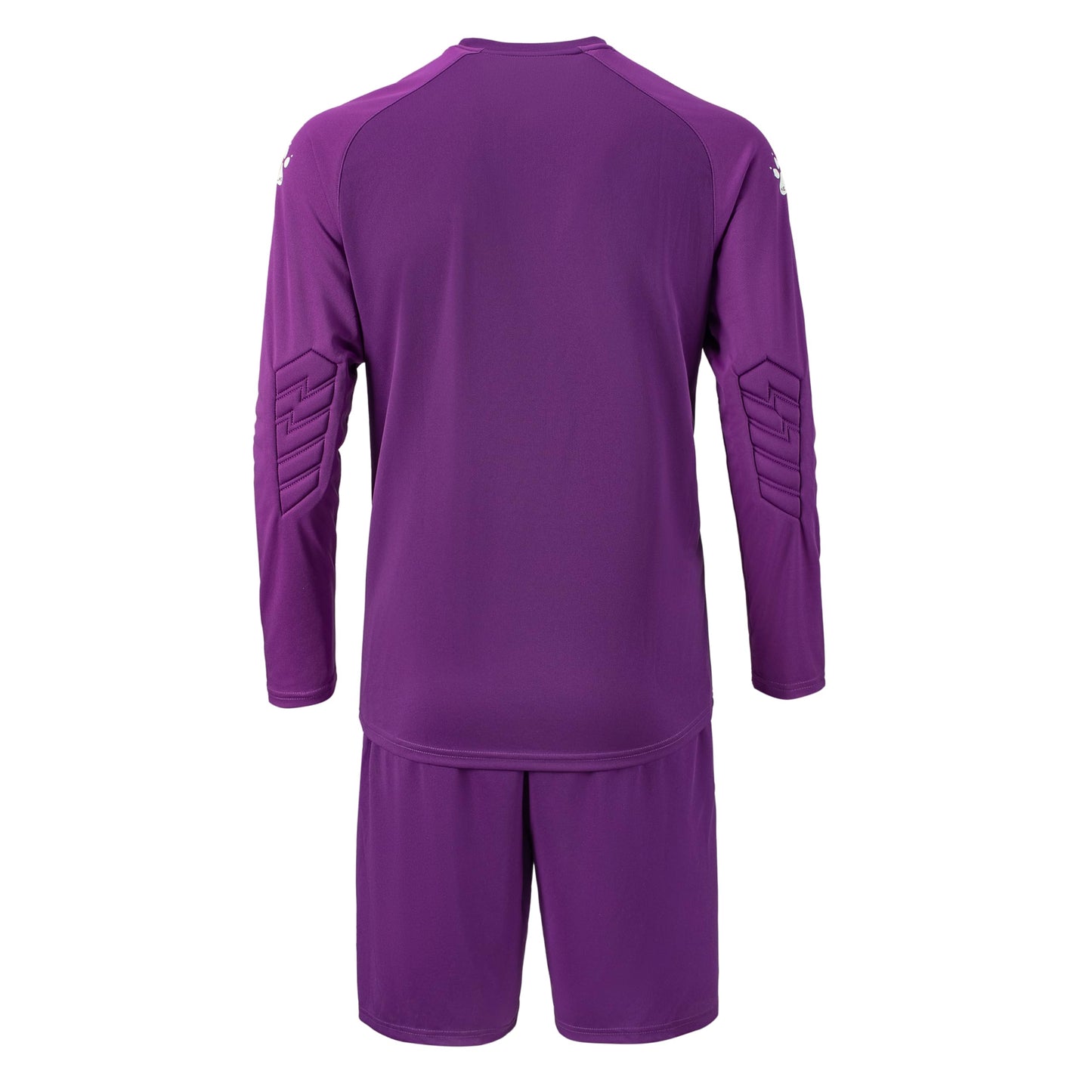 KELME Men's Soccer Goalie Jerseys,Padded Goalkeeper Kit,Goalie Shirt and Short with Socks Purple Small