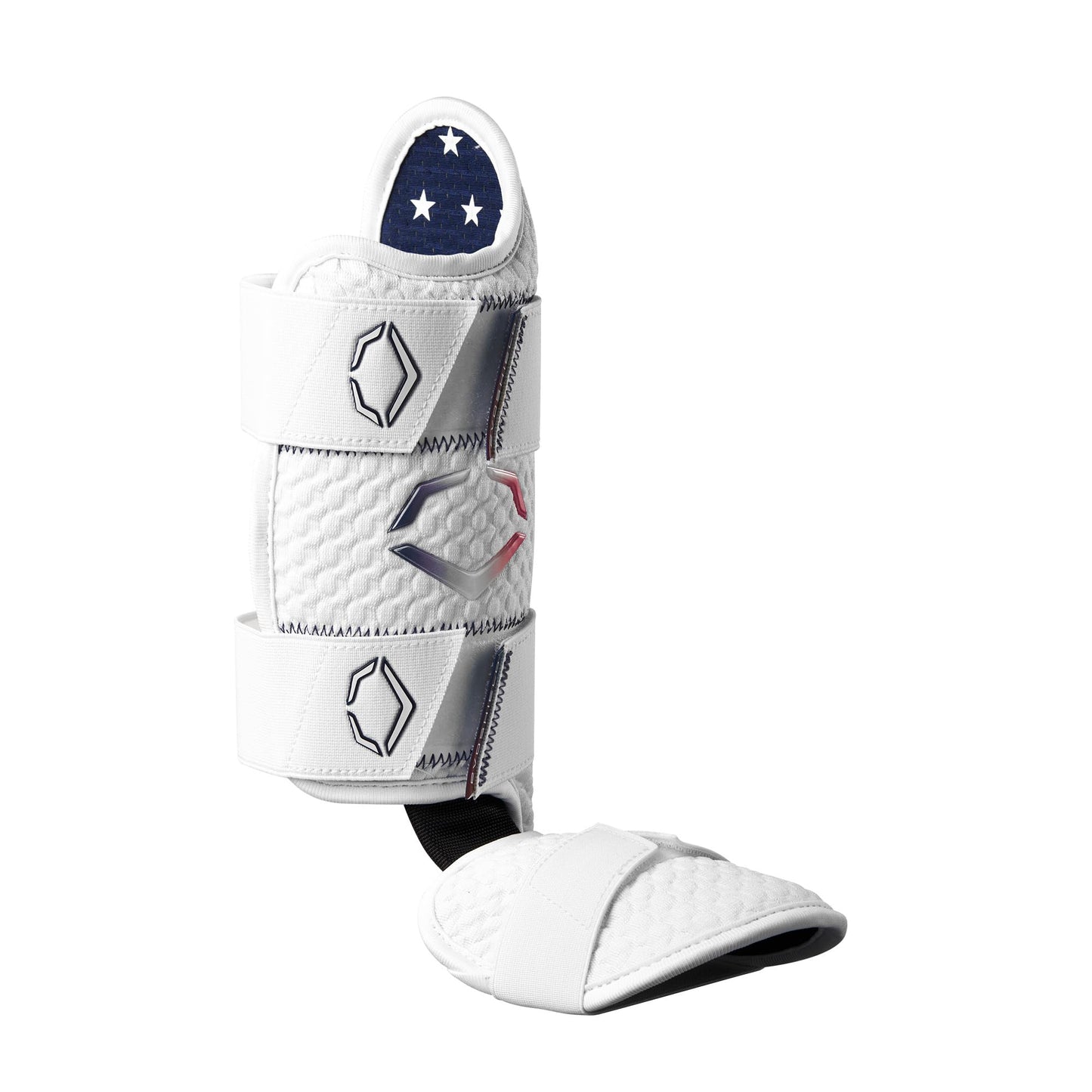 EvoShield X-SRZ 2.0 Batter's Leg Guard - Stars and Stripes, Left-Handed Hitter