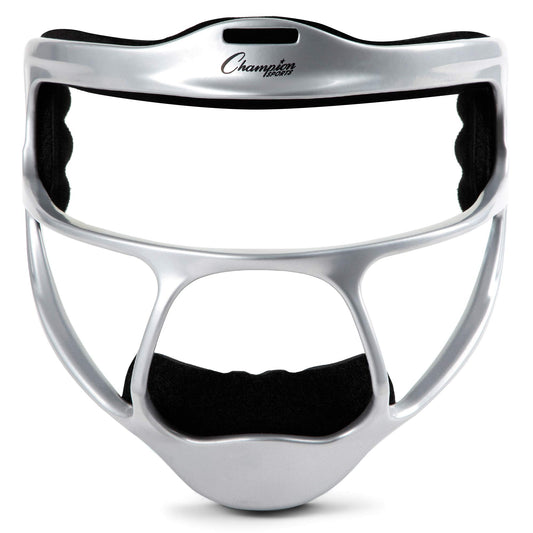 Champion Sports Magnesium Softball Face Mask - Lightweight Masks for Youth - Durable Head Guards - Premium Sports Accessories for Indoors and Outdoors - Silver
