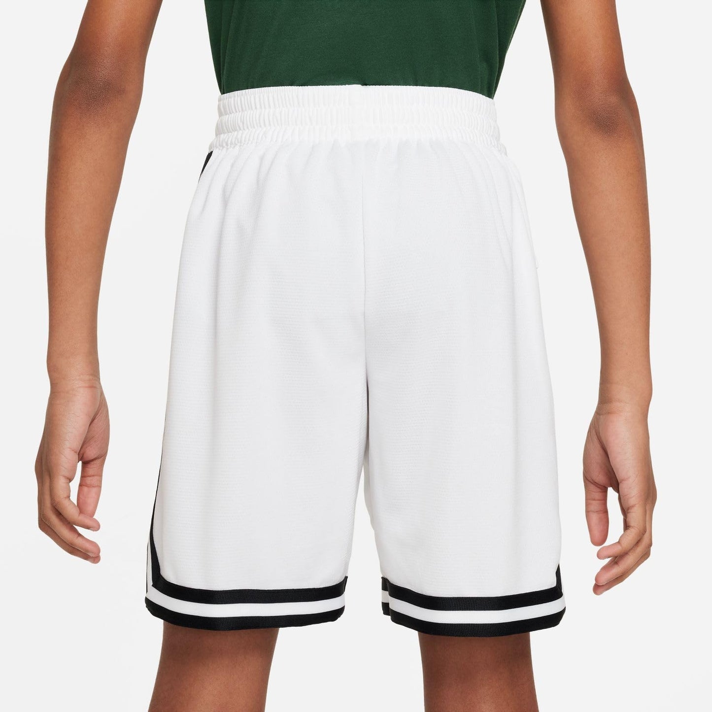 Nike Dri-FIT DNA Big Kids' (Boys') Basketball Shorts (White/Black, FJ6802-100) Size Large
