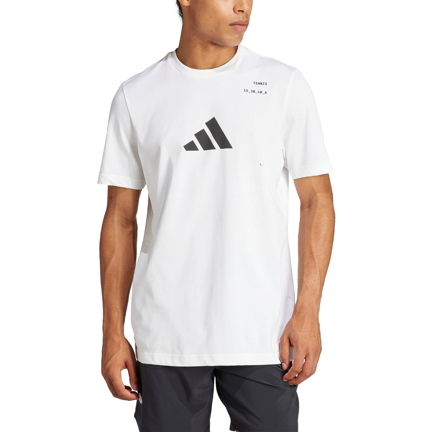 adidas Men's Tennis Graphic T-Shirt, White