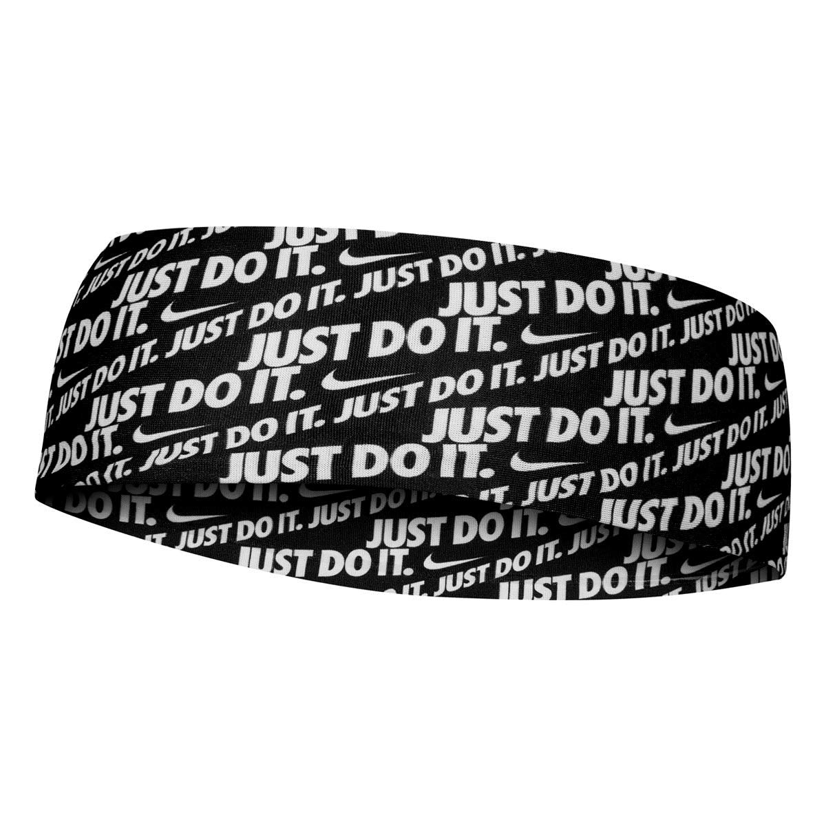 NIKE DRI-FIT Printed Fury Dry Wide Headband 2.0 - Unisex - (JUST DO IT)