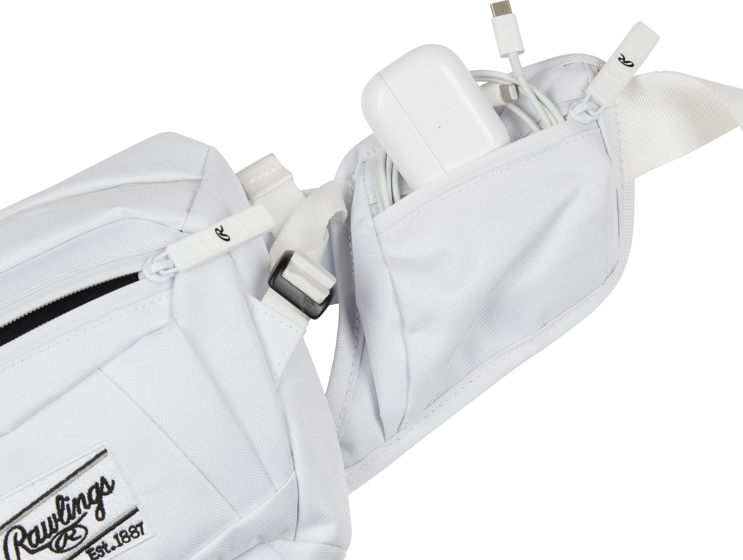Rawlings | SLING Crossbody Bag | Baseball / Softball Accessory | White