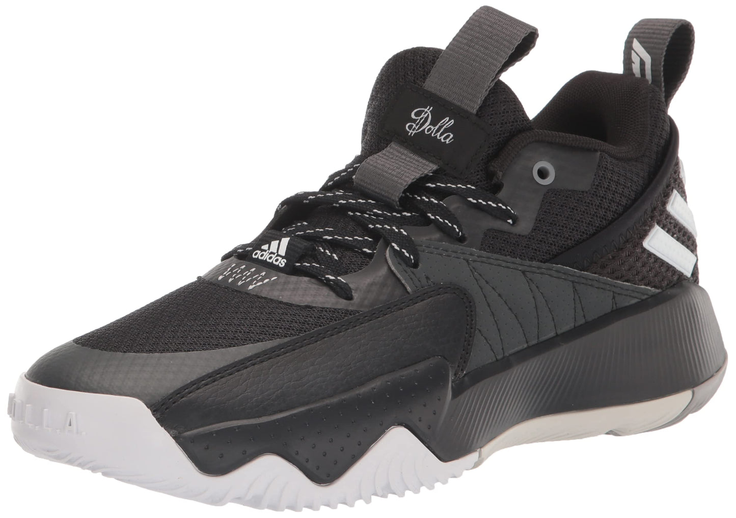 adidas Unisex Dame Extply 2 Basketball Shoe, Black/White/Grey, 9.5 US Men
