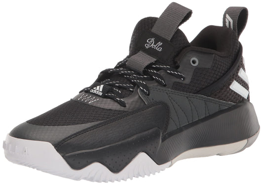 adidas Unisex Dame Extply 2 Basketball Shoe, Black/White/Grey, 9.5 US Men