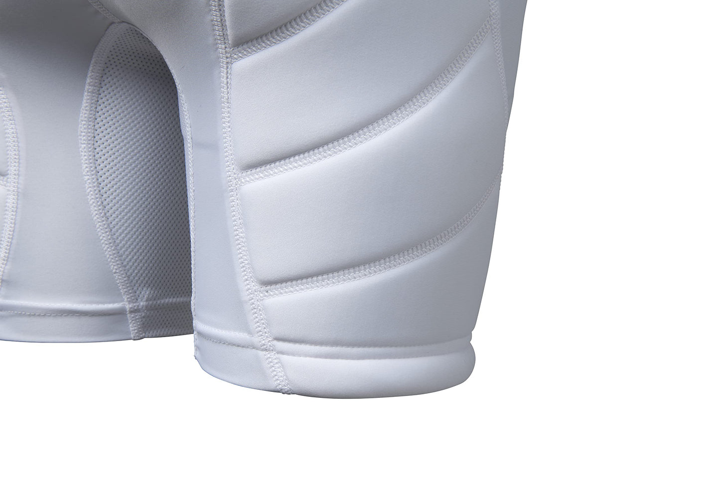 CHAMPRO Windmill Women's Sliding Short - Polyester/Spandex, White, Medium