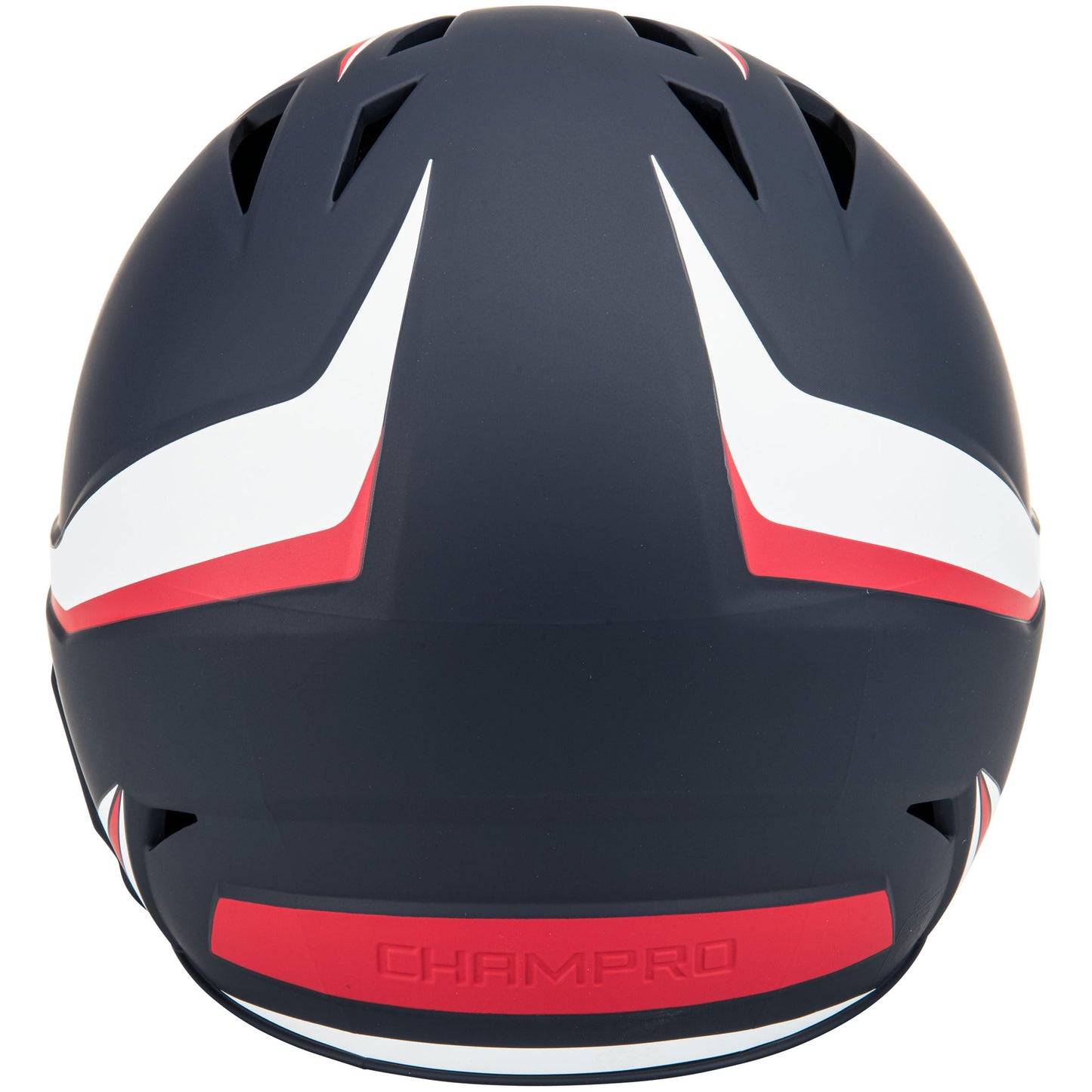 CHAMPRO HX Legend Plus Baseball Batting Helmet, Large, Scarlet, White, Navy