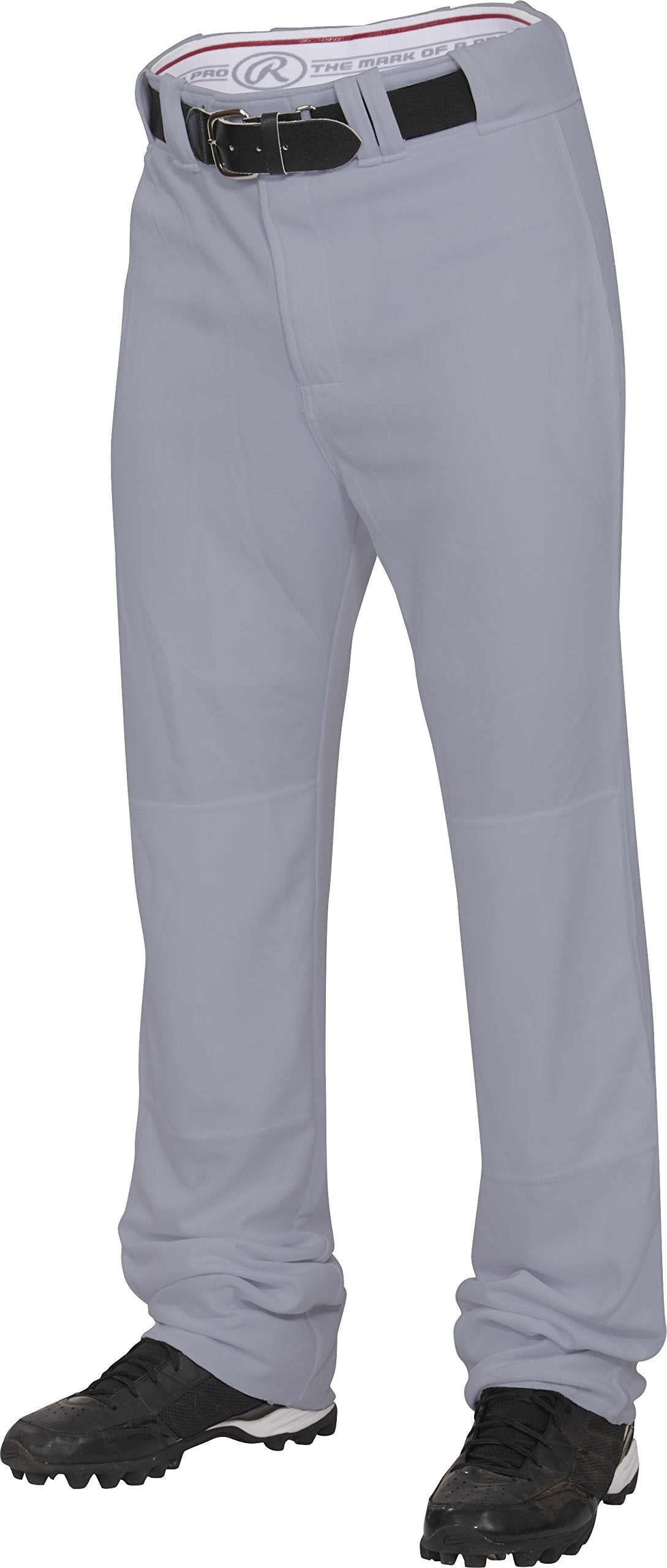 Rawlings boys Straight baseball pants, Gray, Medium