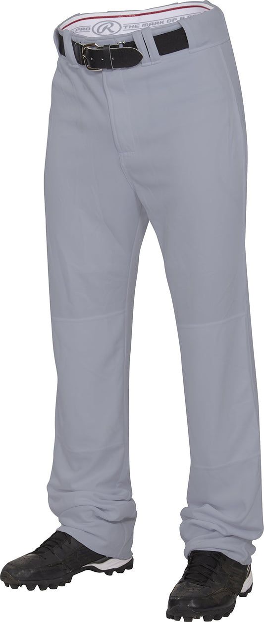 Rawlings boys Straight baseball pants, Gray, Medium