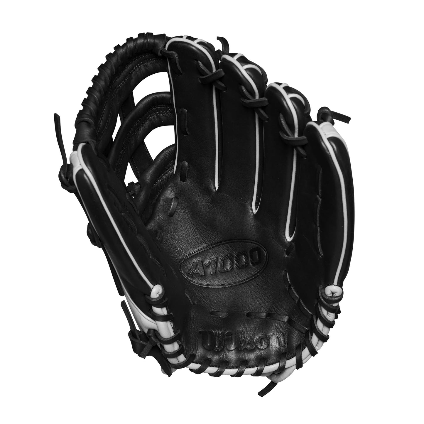 Wilson Fall 2024 A1000® 1750 12.5” Outfield Baseball Glove - Black/Grey/Red, Right Hand Throw