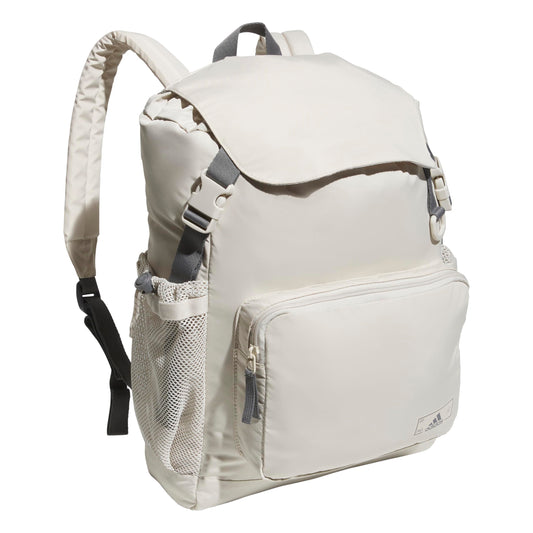 adidas Saturday Sport Fashion Compact Small Size Backpack, Alumina Beige/Grey Four, OSFA