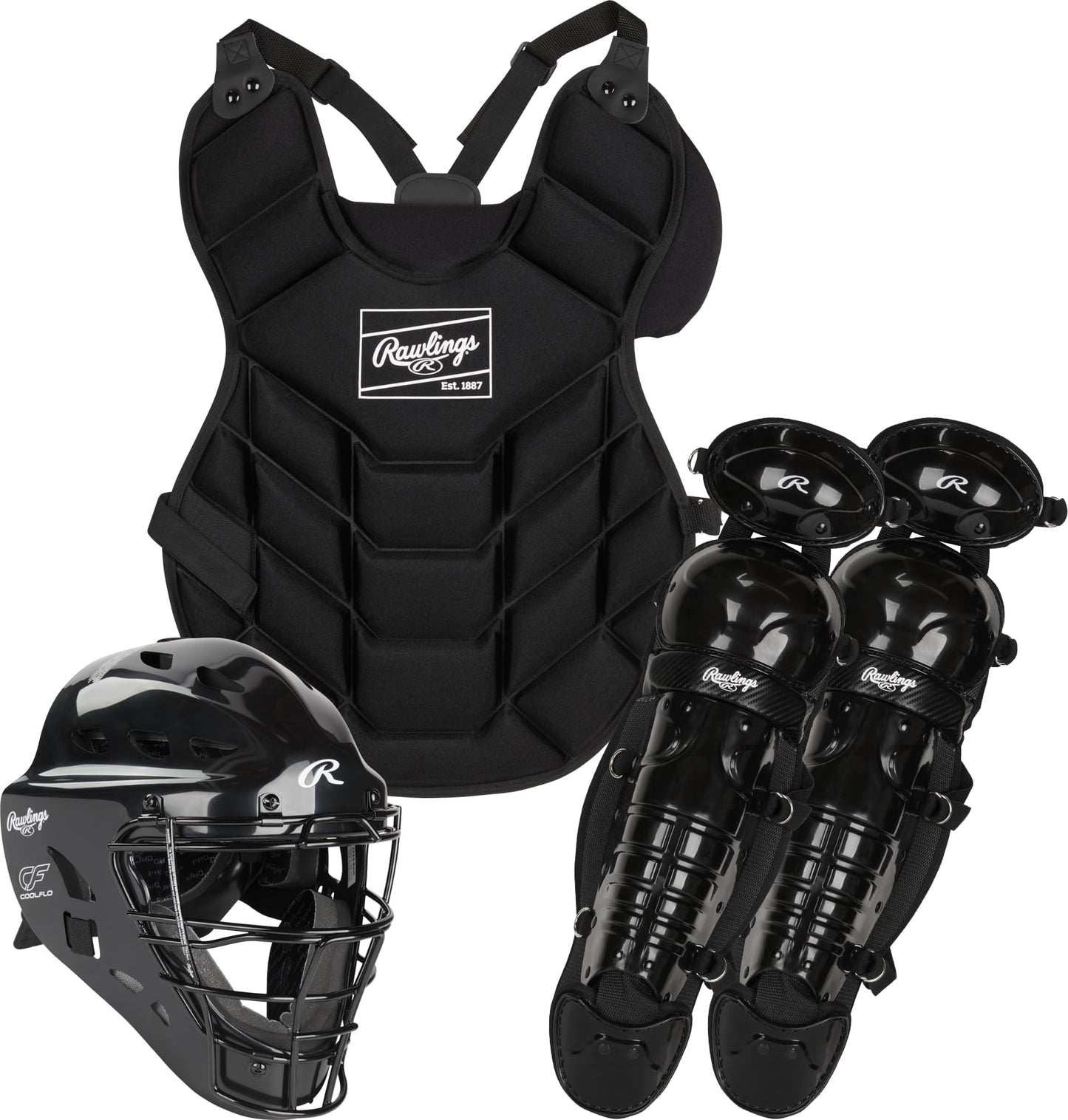 Rawlings | PLAYERS 2.0 Catchers Set | Youth - Ages 12 & Under | Black