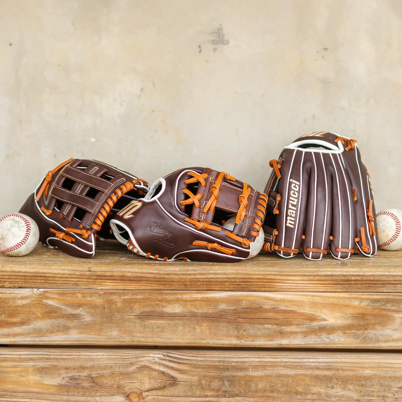 MARUCCI Krewe M-Type Baseball Glove Series, 41A2 11" I-Web Left Hand Throw
