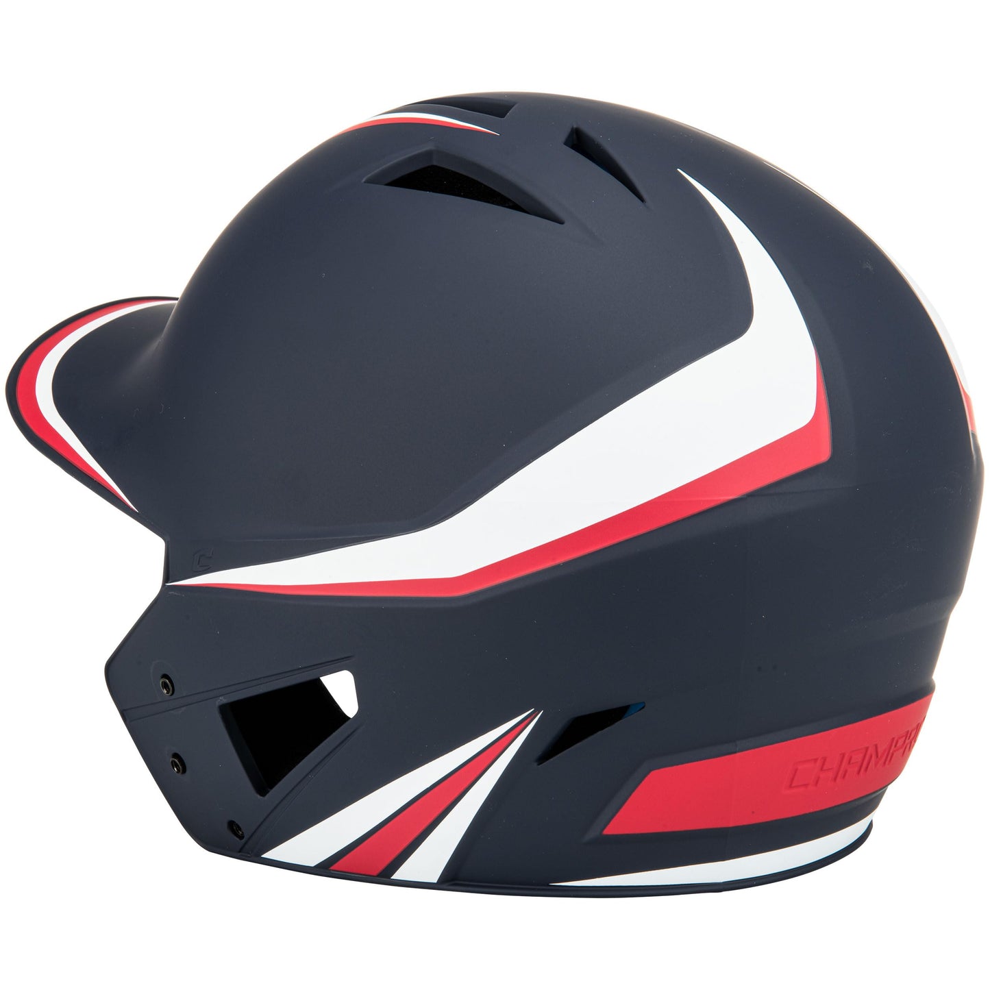 CHAMPRO HX Legend Baseball Batting Helmet, Large, Scarlet, White, Royal