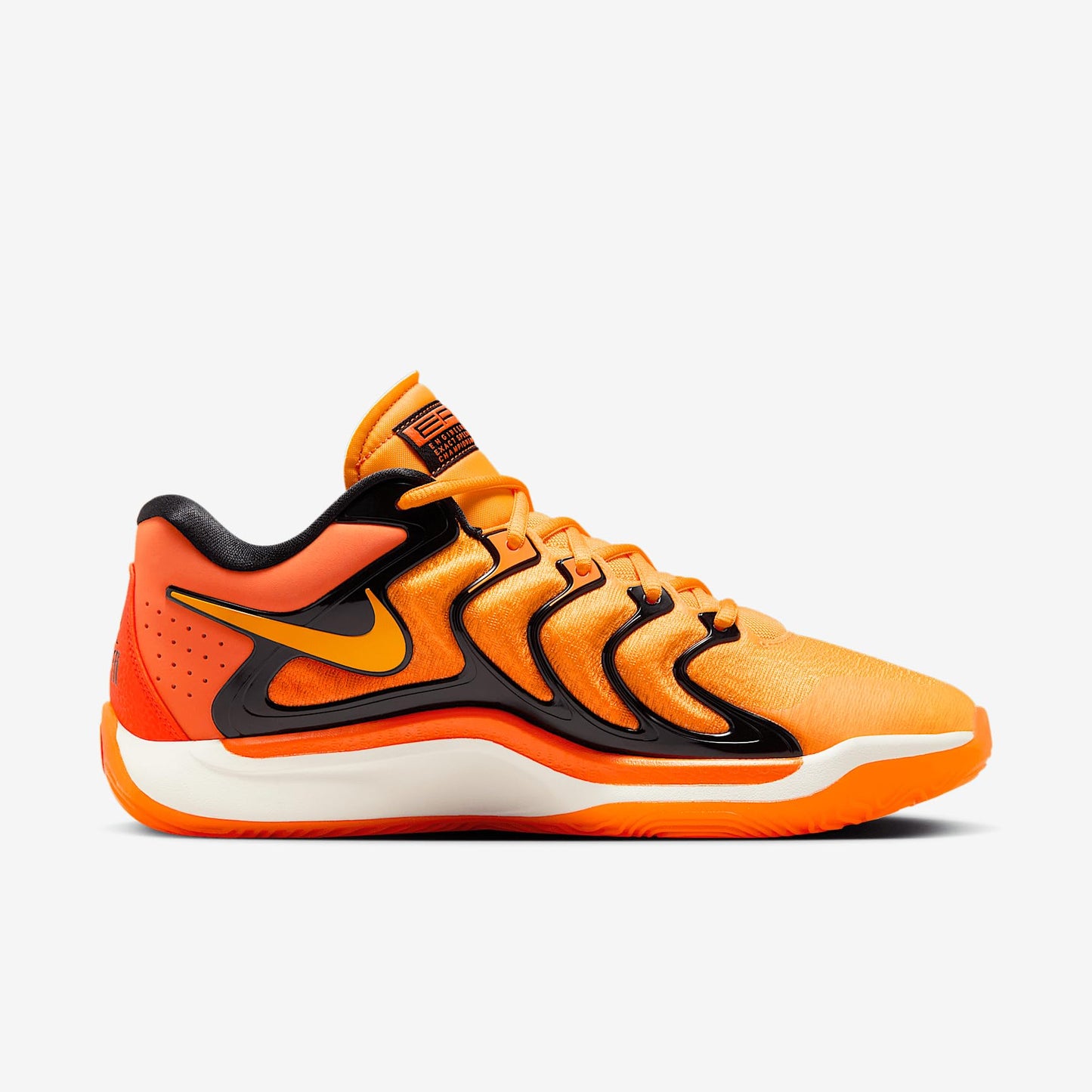 KD17 Basketball Shoes (FJ9487-800, Safety Orange/Total Orange/Black/Sundial) Size 10.5
