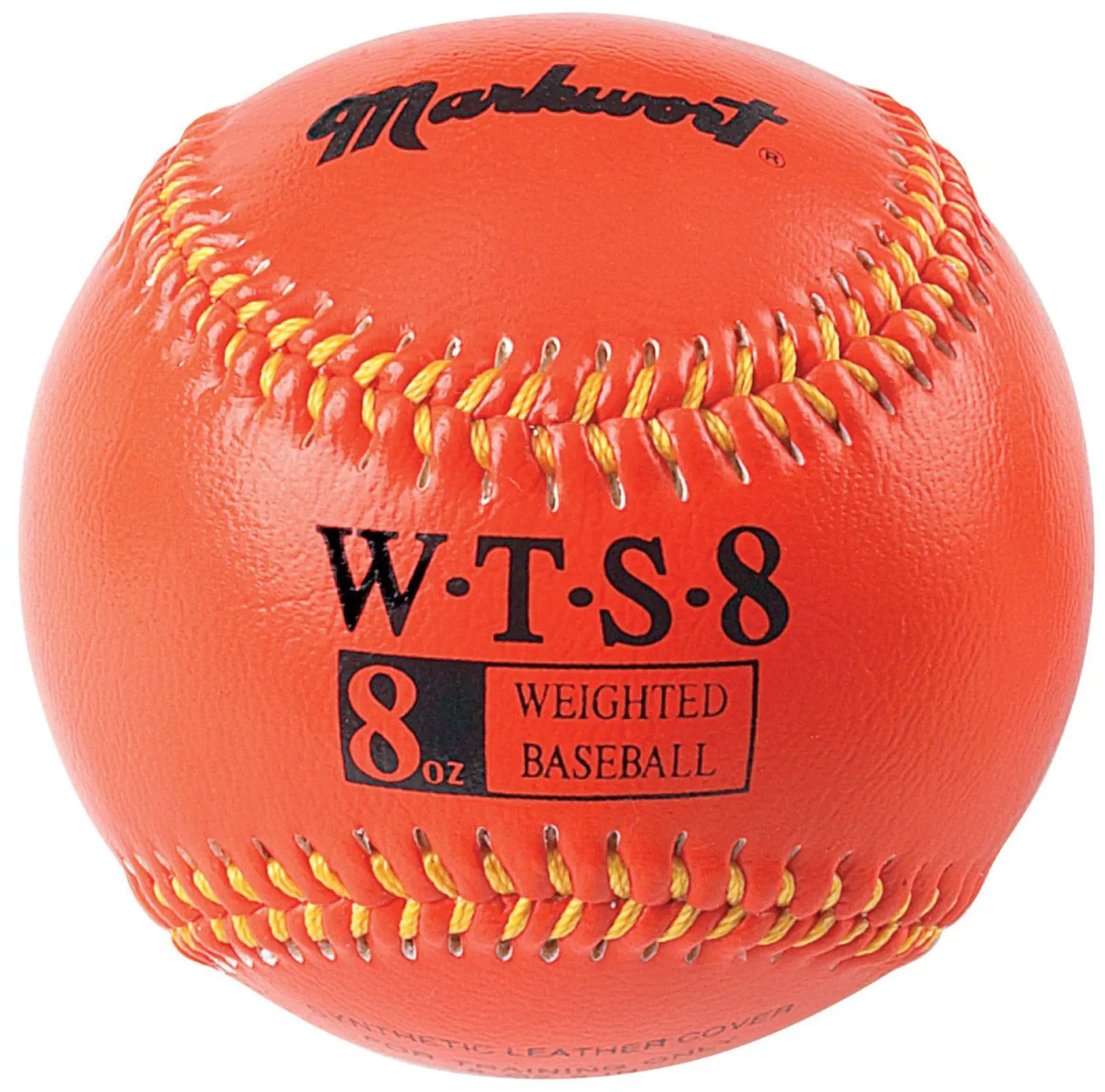 Markwort Synthetic Cover Weighted Baseball Orange 8 oz