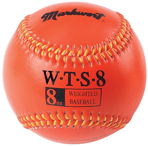 Markwort Synthetic Cover Weighted Baseball Orange 8 oz