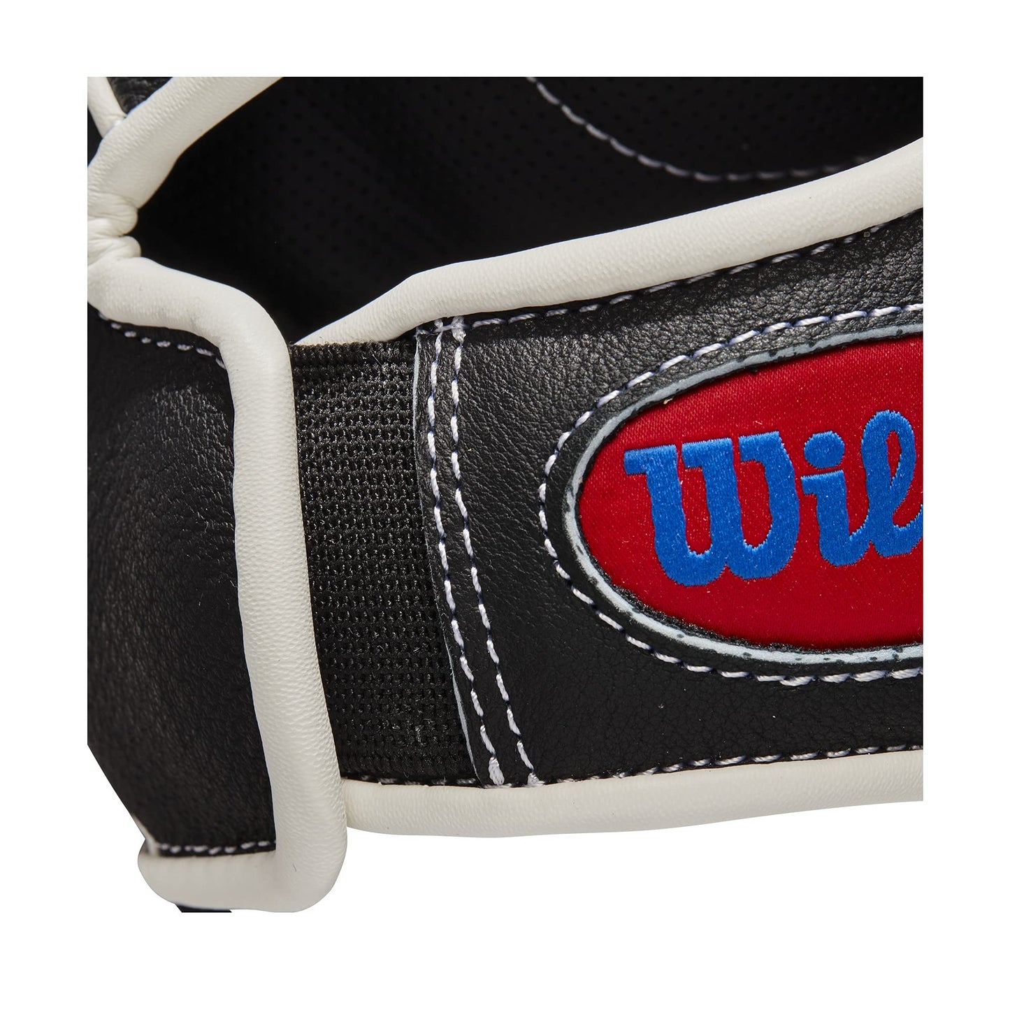 Wilson 2022 A450 12" Outfield Baseball Glove - Black/Red/Blue, Left Hand Throw