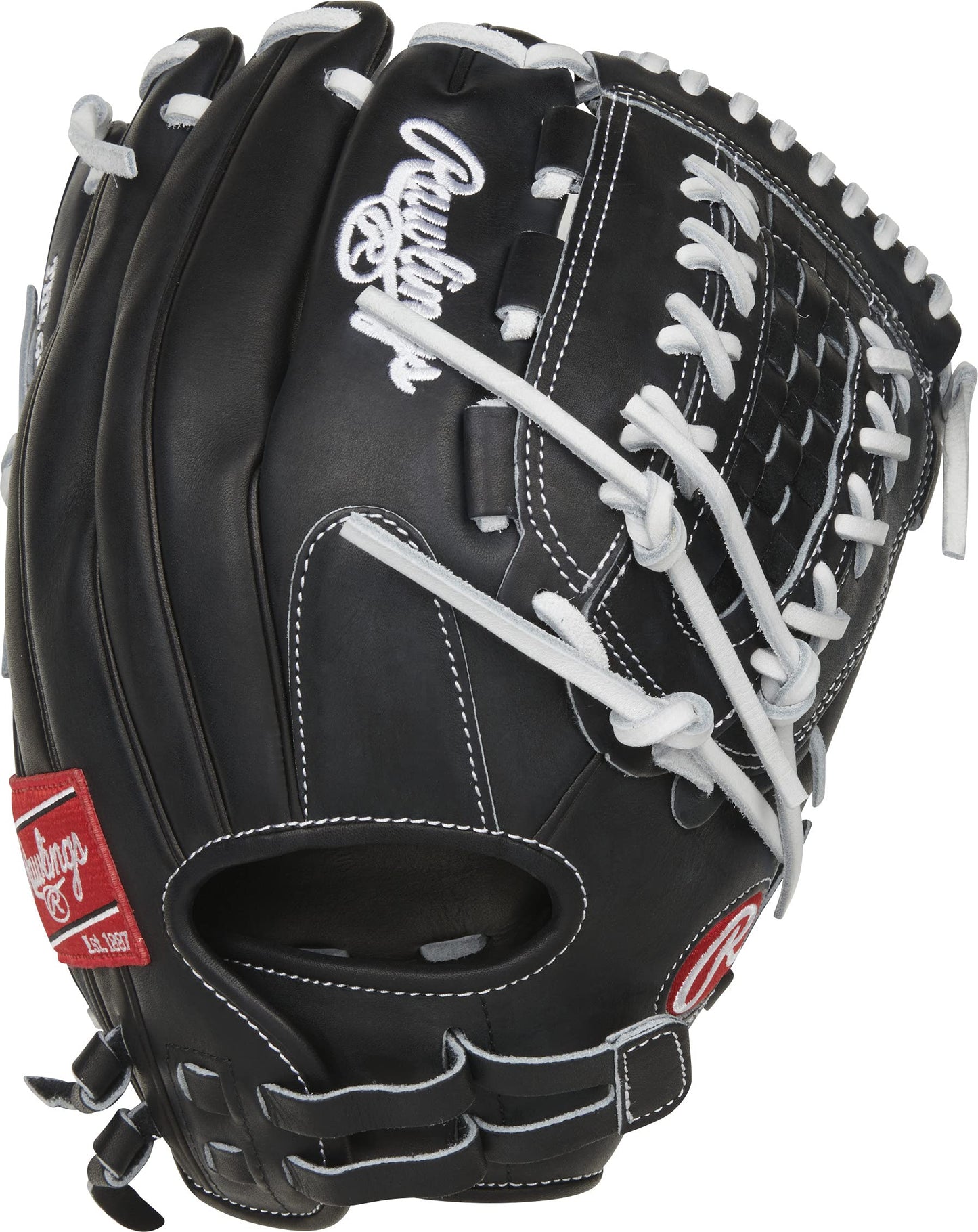 Rawlings | HEART OF THE HIDE Fastpitch Softball Glove | 12.5" | Double-Laced Basket Web | Left Hand Throw