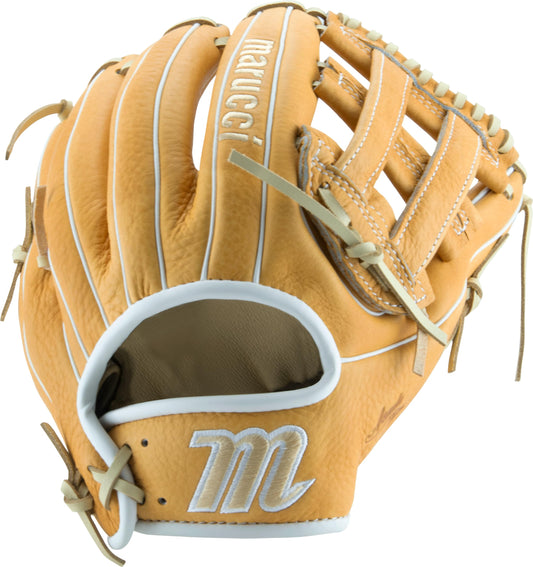 MARUCCI Acadia M Type V2 45A3 Baseball Glove, 12.00", H-Web, Right Hand Throw, MESA/Camel