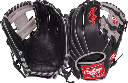Rawlings | FOUNDATION Baseball Glove | Right Hand Throw | 11.5" - Pro I-Web | Black/Grey
